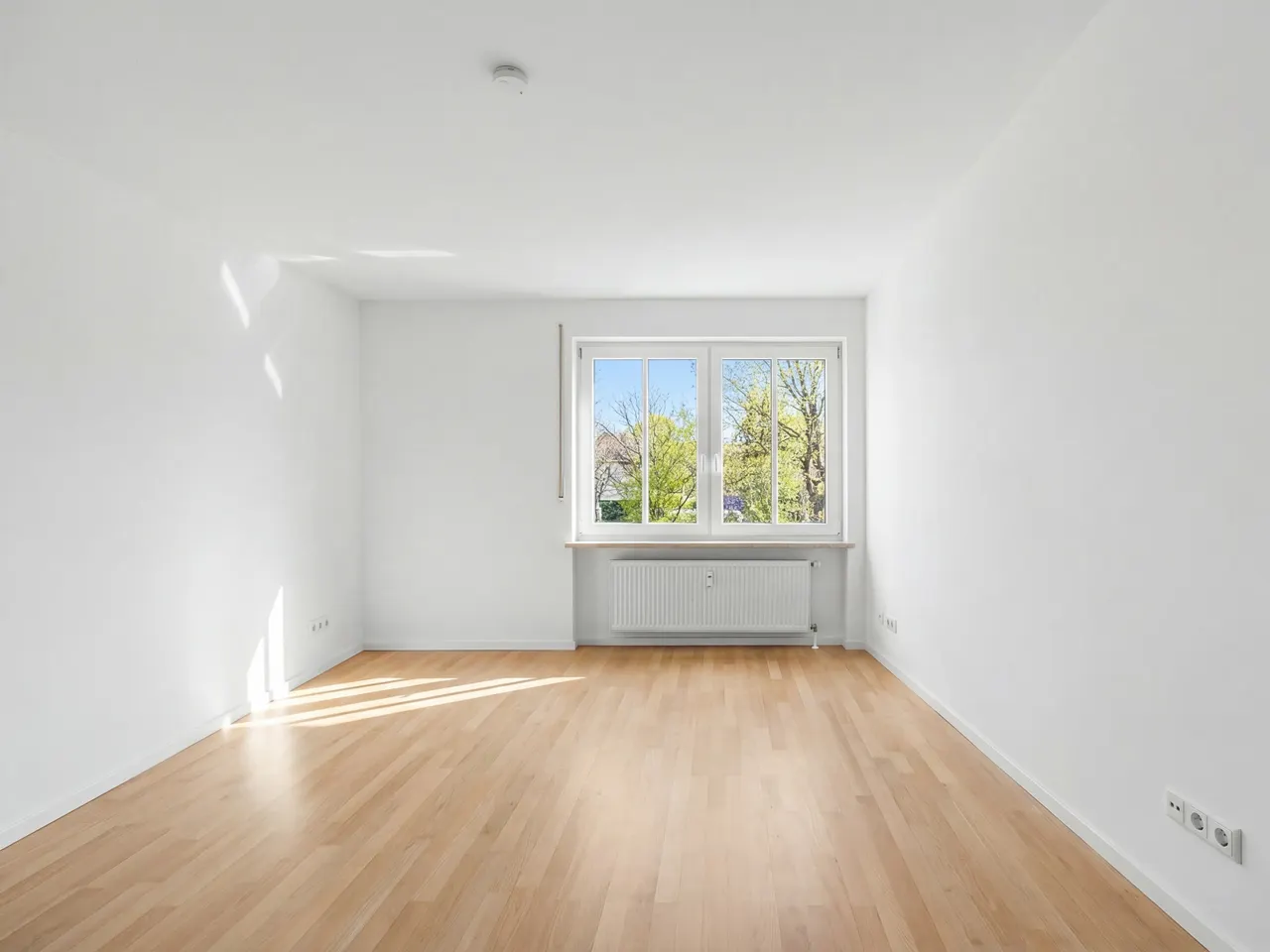 Schlafzimmer - Visualisierung geräumt