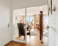 Glastür zum Wohn-Essbereich 