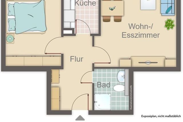 Grundriss Wohnung