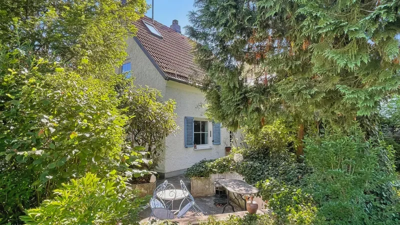 Blick zum Haus