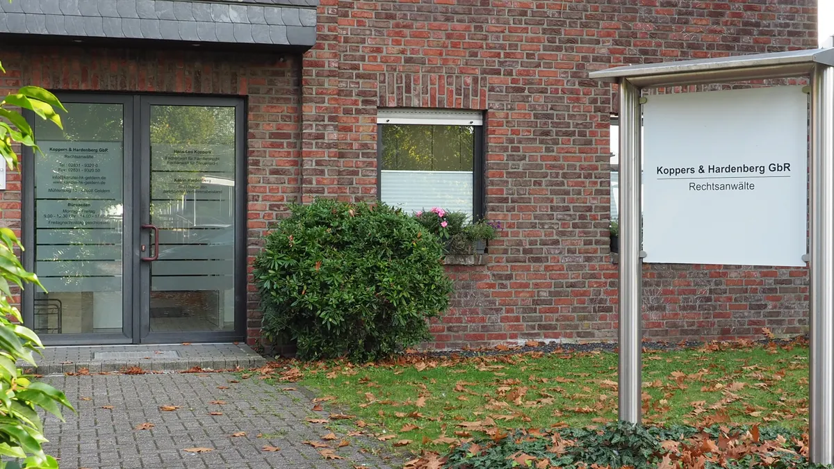 Kanzleigebäude Koppers und Hardenberg in Geldern