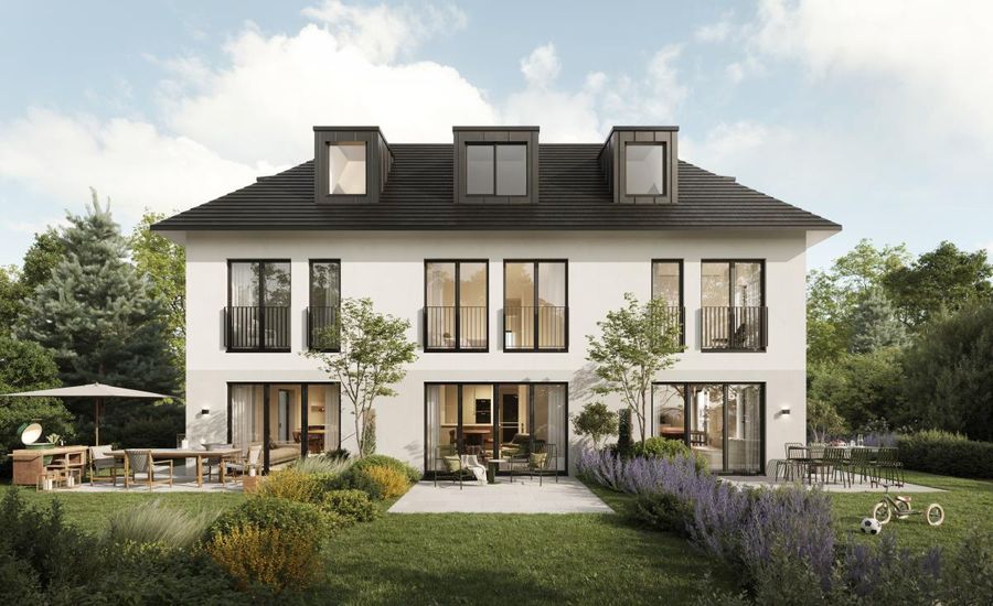 Im Süden was Neues. Drei elegante Stadthäuser.