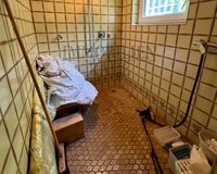 Dusche neben der Sauna
