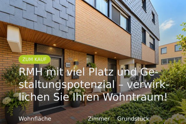 Neu im Angebot: RMH mit viel Platz und Gestaltungspotenzial – verwirklichen Sie Ihren Wohntraum!