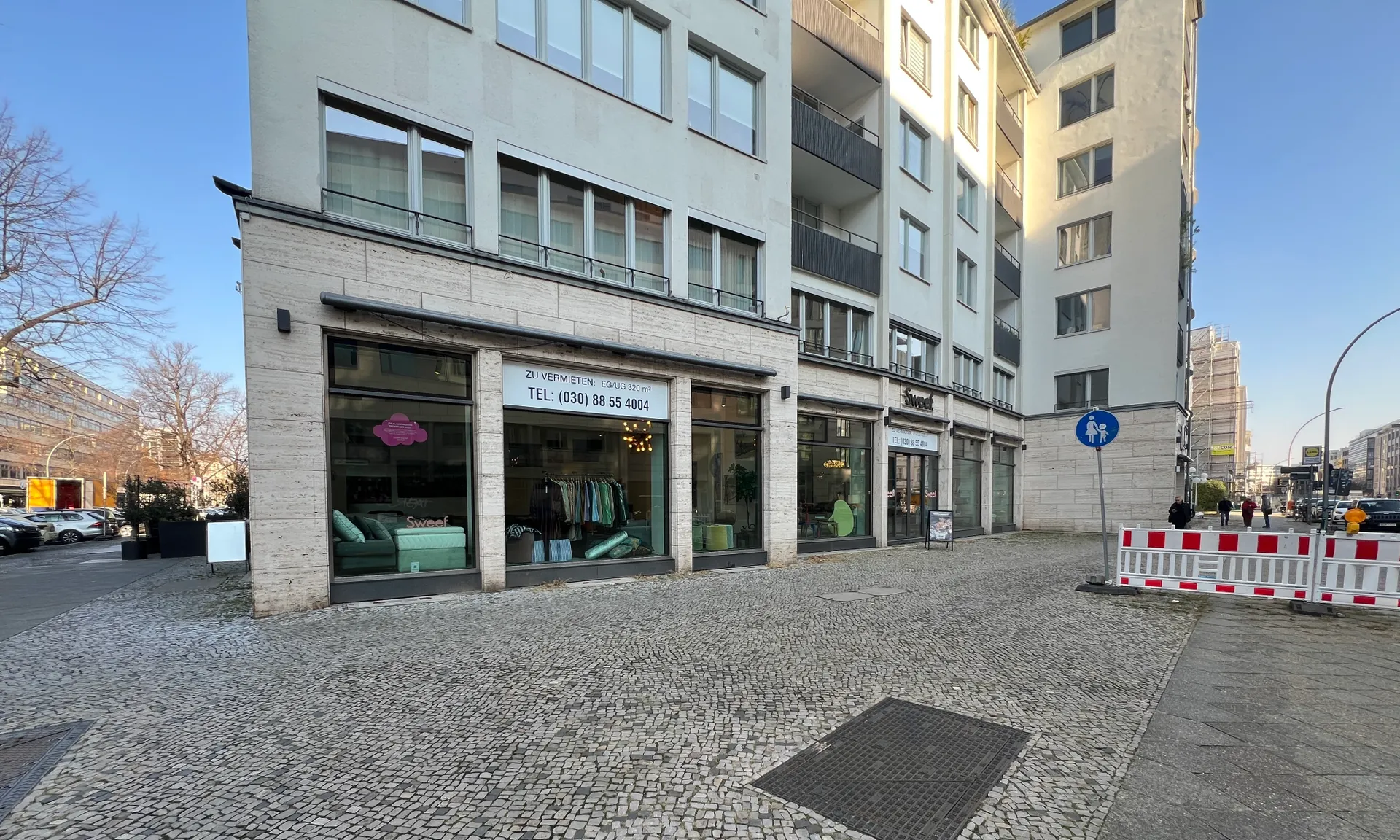 City West: Erstklassige Gastrofläche mit großer Schaufensterfront!