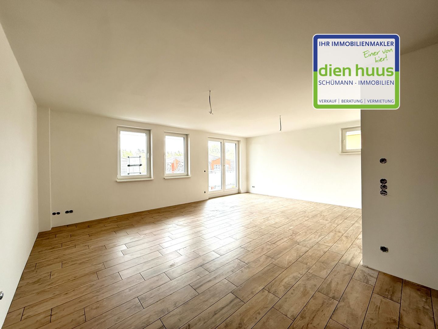 2 Raum Wohnung, Wohnung 11 mit Dachterrasse , 2.OG