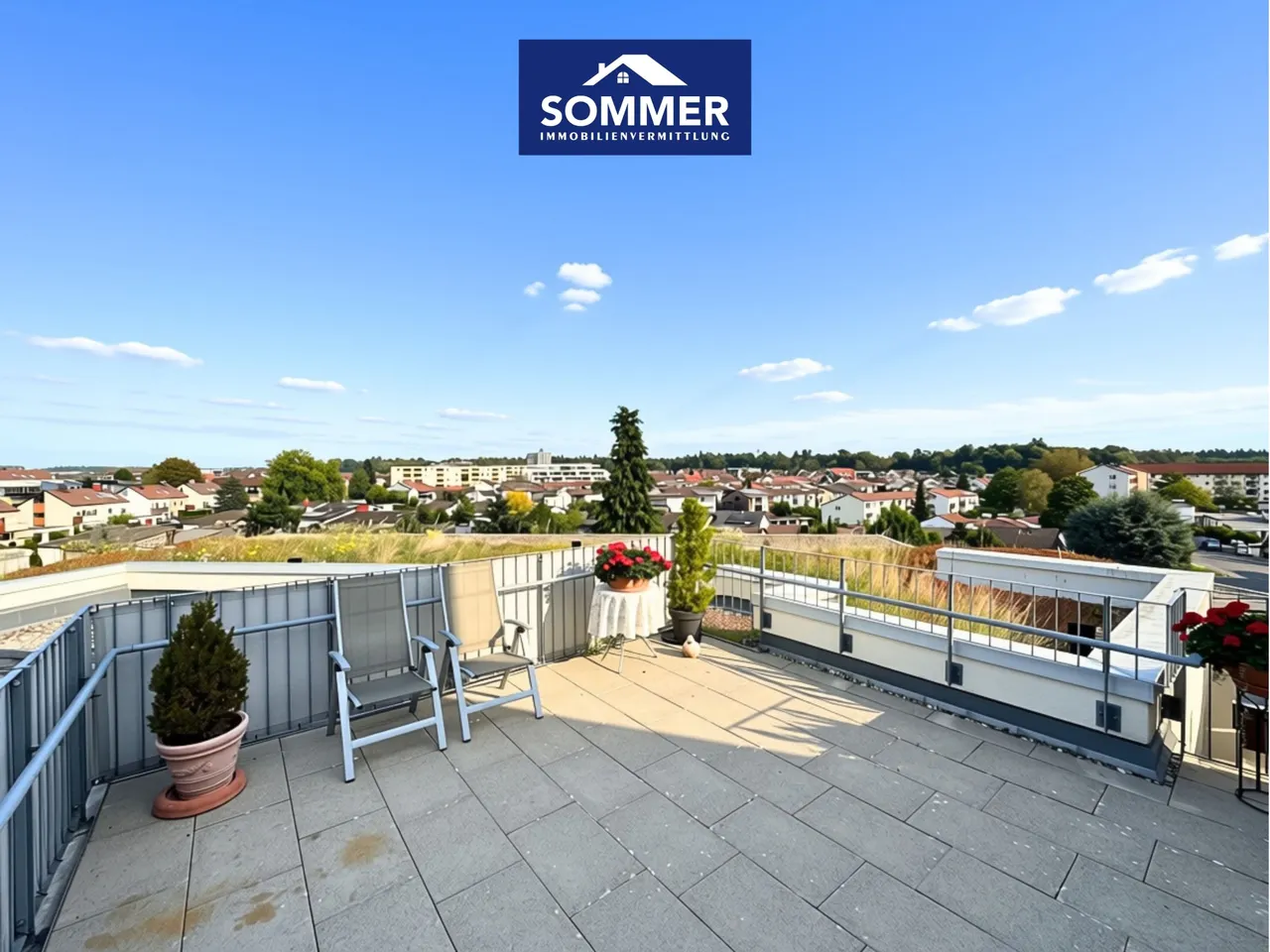 Gemeinschaftliche Dachterrasse