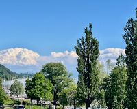 Blick zum Segelhafen