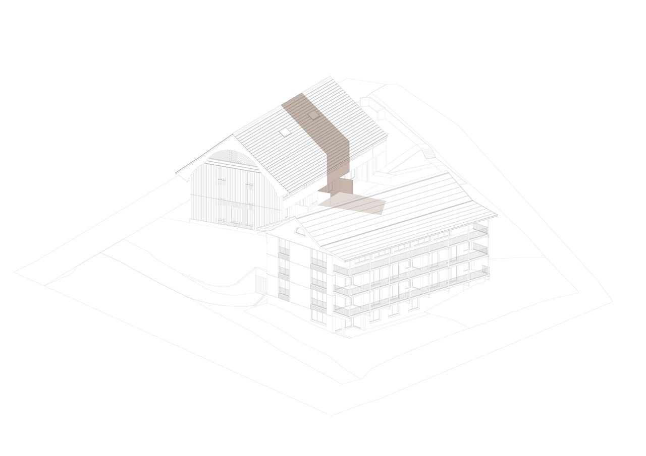 Axonometrie Haus C
