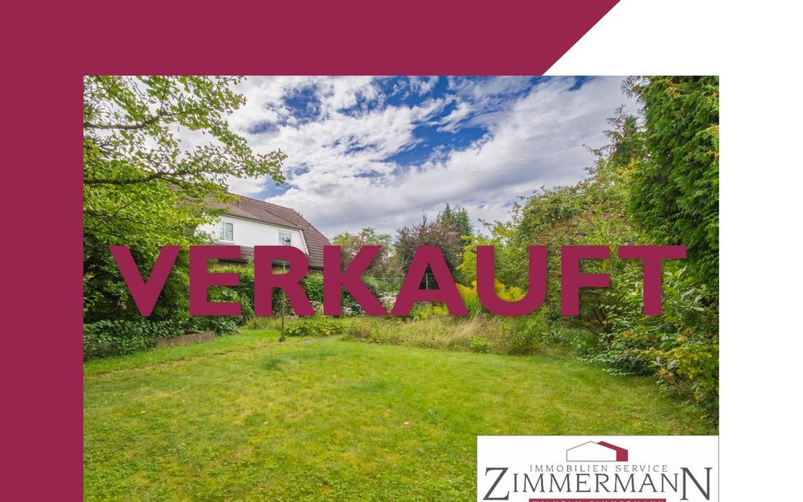 Endlich Platz für Ihre Ideen – Sonniges Grundstück in schöner Seitenstraße von Poppenbüttel