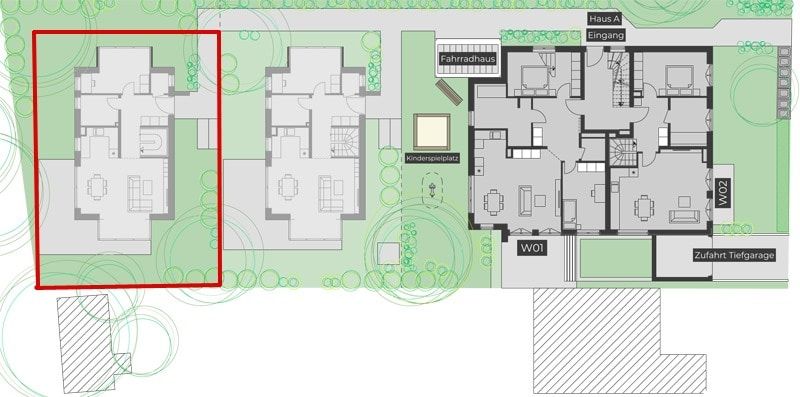 Übersicht Grundstück