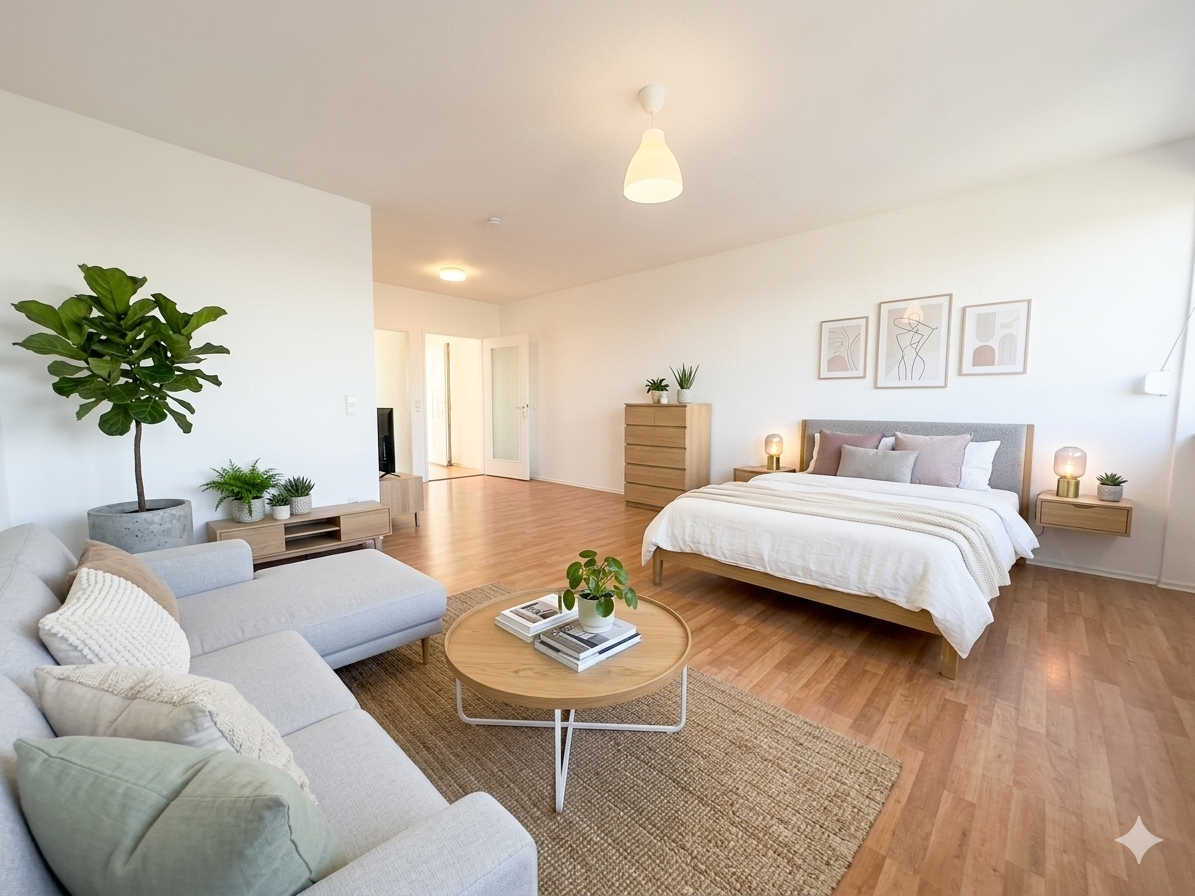 Wohn- Schlafraum (ki)