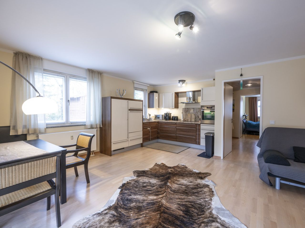 offener Wohn-/Ess- und Küchenbereich