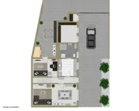 Erdgeschoss und Außenbereich