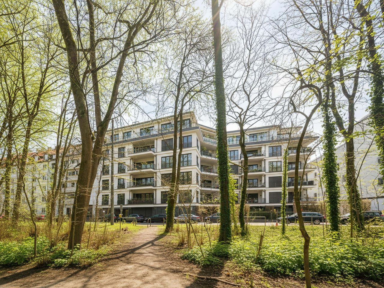 Zugang zum Englischen Garten