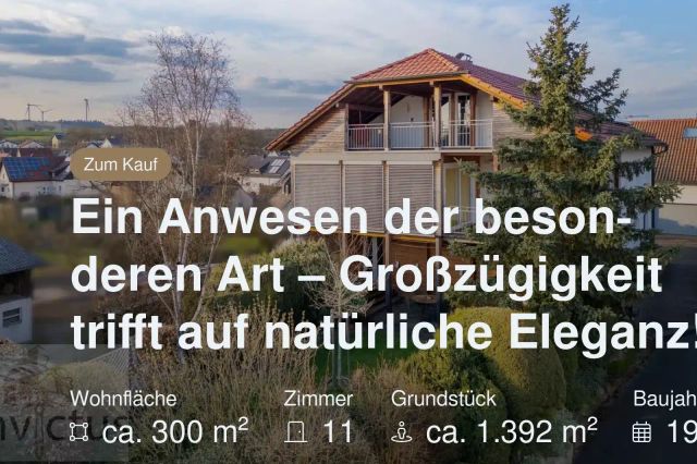 Neu im Angebot: Ein Anwesen der besonderen Art – Großzügigkeit trifft auf natürliche Eleganz!