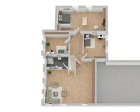 Grundriss Obergeschoss (nicht maßstabsgetreu)
