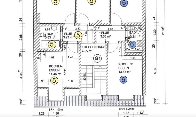 Grundriss  Wohnung NR 5