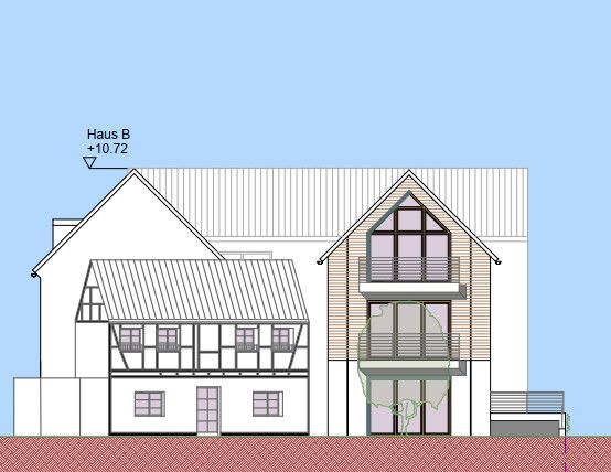 Ansicht Haus A,B,C