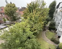 Balkonblick in den Garten