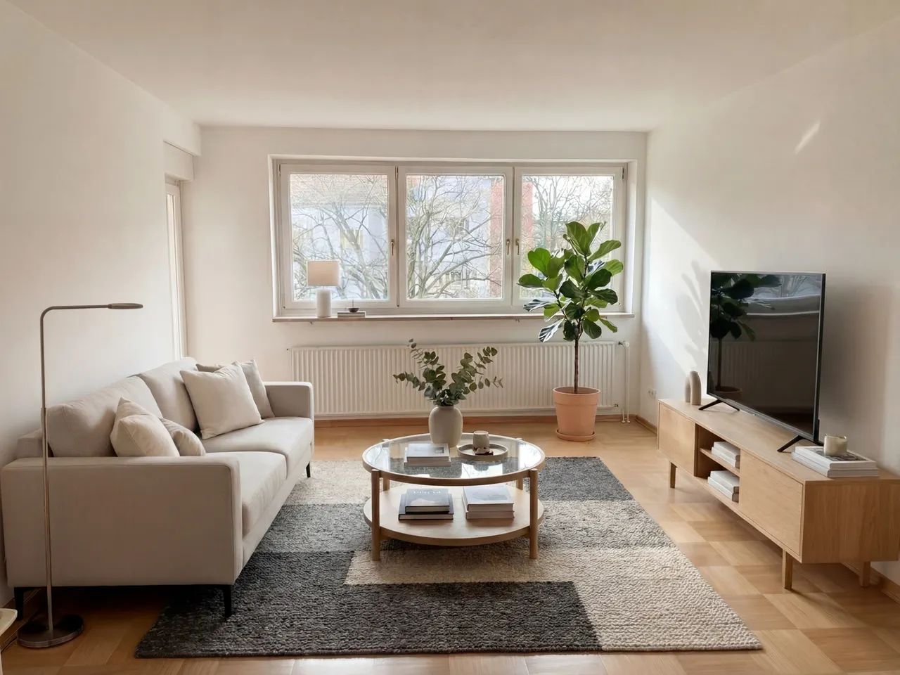 Helles Wohnzimmer