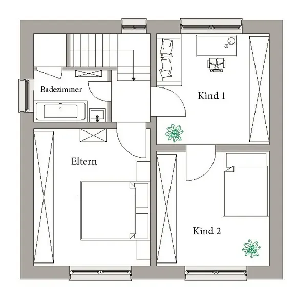 Grundriss OG
