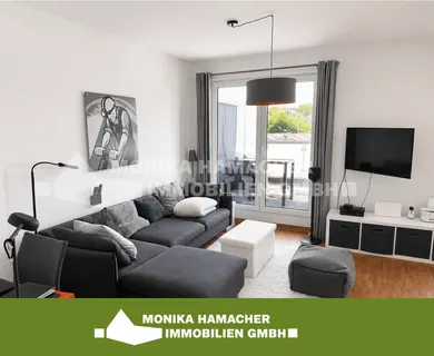 Exklusives Wohngefühl auf zwei Zimmern – Moderne Wohnung mit großem Balkon - Photo 1