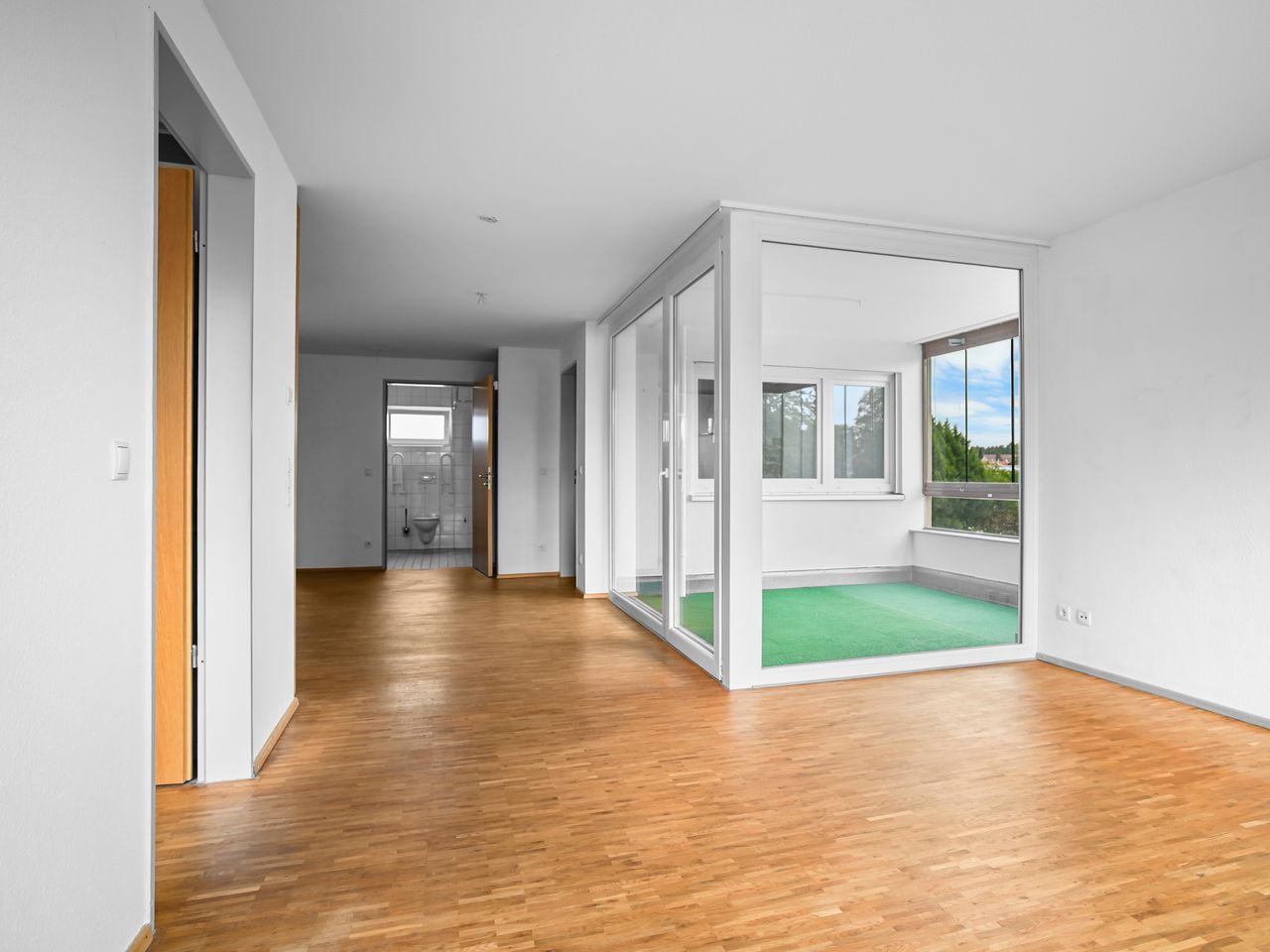 Wohnzimmer mit Loggia
