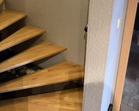 Treppe zum Dachgeschoss