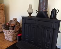 Wohnzimmer Keller Ofen