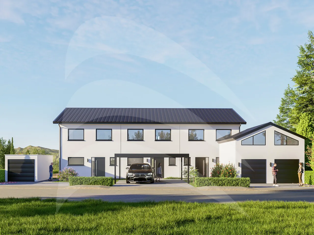 Neubau mit Traumblick: Energieeffizientes Reiheneckhaus in Denkhof