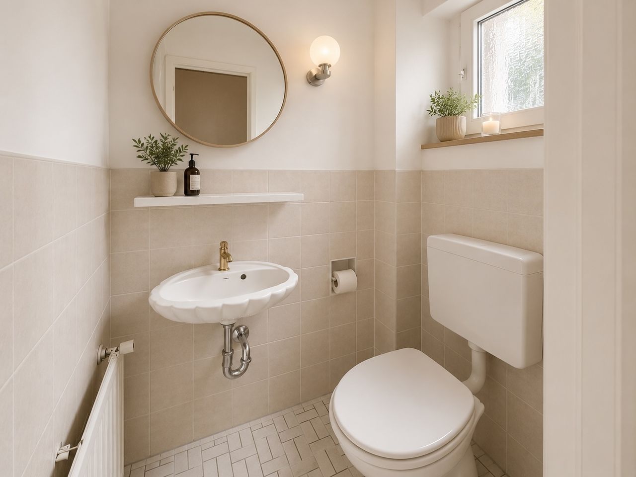 Gäste WC (Virtuelles Homestaging)
