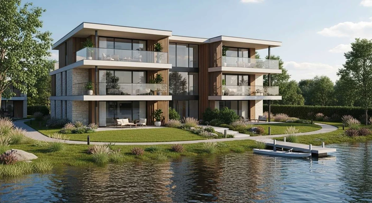 Premium-Wohnung am See – Helle 4-Zimmer-Wohnung mit Garten – Bild 2 von 4