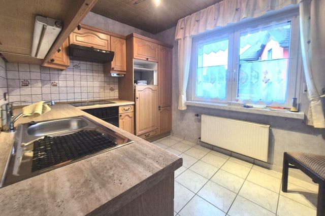 Schon da, die Küche