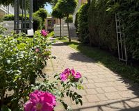 Eingang der Anlage von der Straßenseite