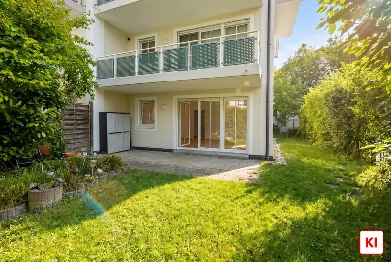 KI-generiert: Blick Terrasse