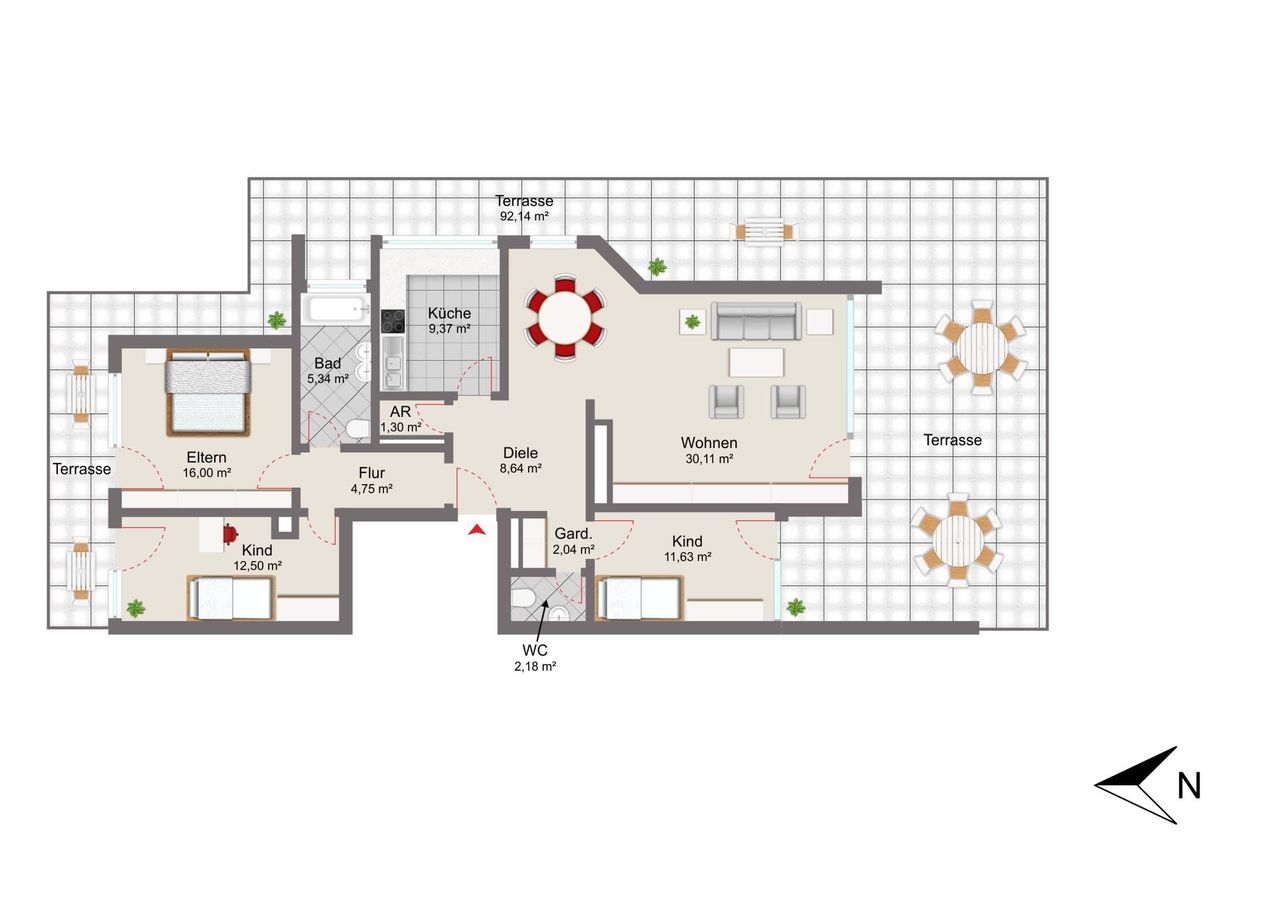 2. Obergeschoss / Penthouse