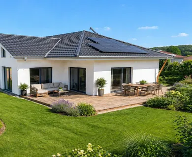 Neubau-Bungalow kurz vor Fertigstellung! Ebenerdig Naturnah Energieeffizient  Schlüsselfertig!!!