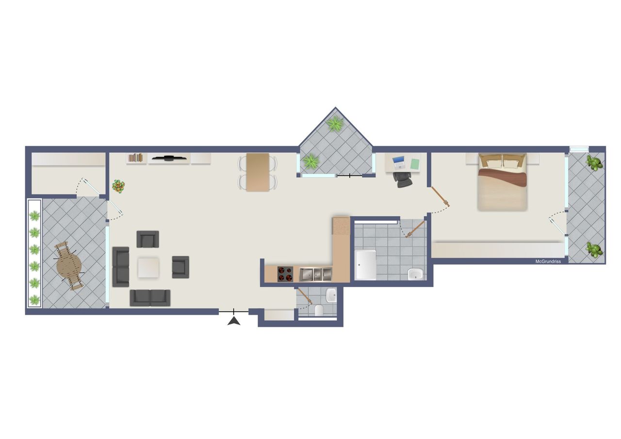 Grundriss (illustriert)