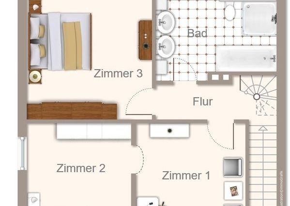 Grundriss Obergeschoss