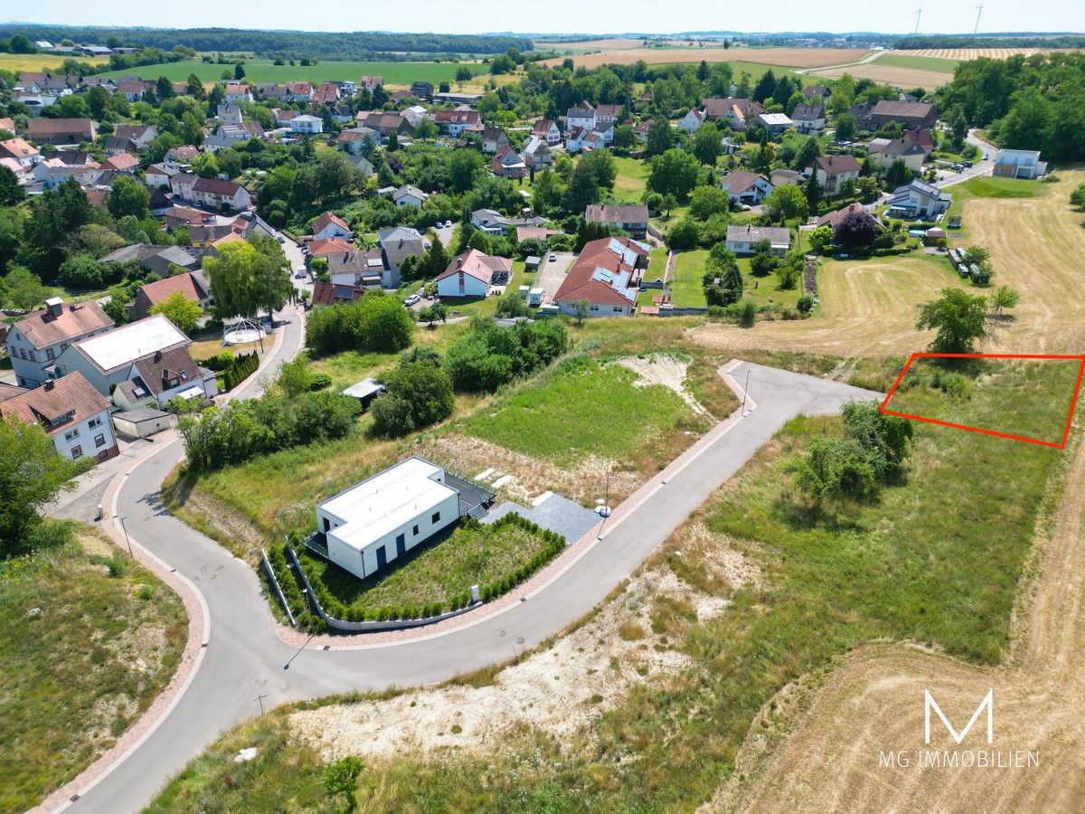 Ansicht Baugrundstück