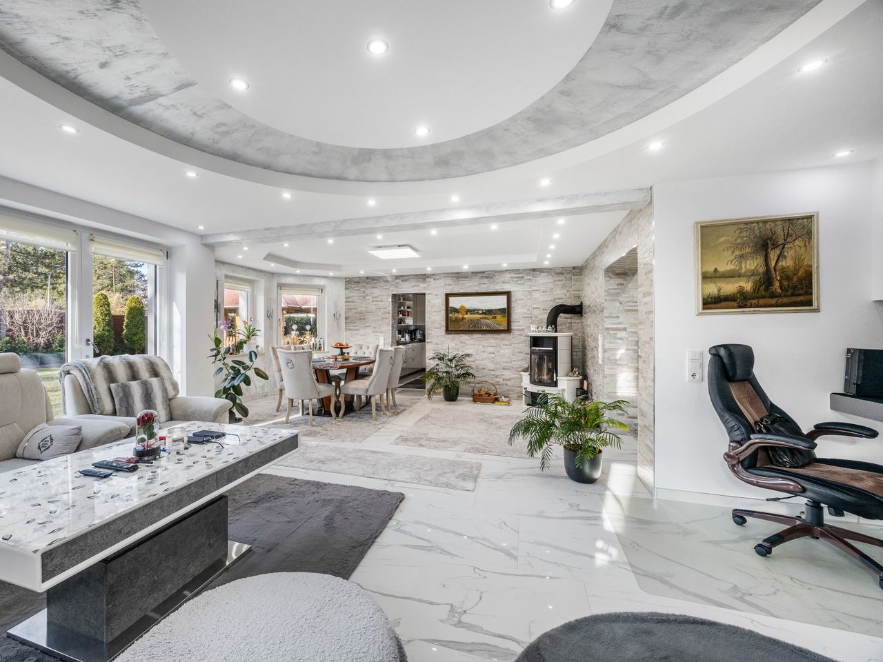 Wohnzimmer im Erdgeschoss