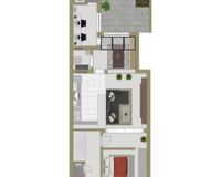 Erdgeschoss und Außenbereich