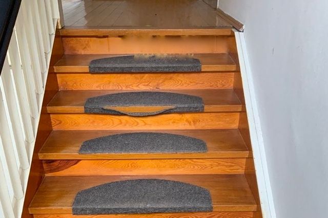 Treppe zum Dachgeschoss