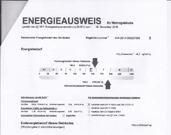 Energieausweis E851