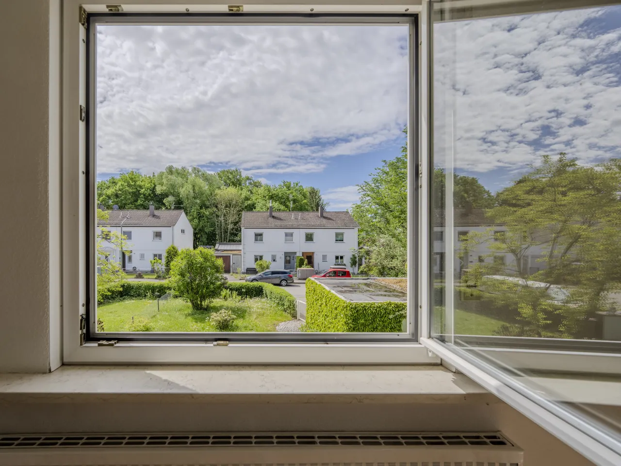 Blick aus dem Obergeschoss