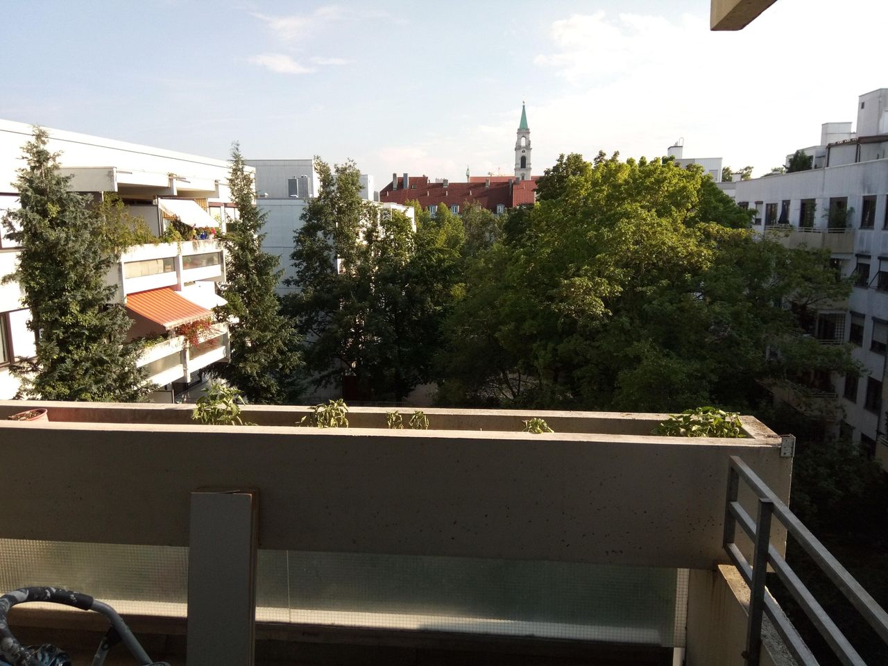 Balkon im Sommer