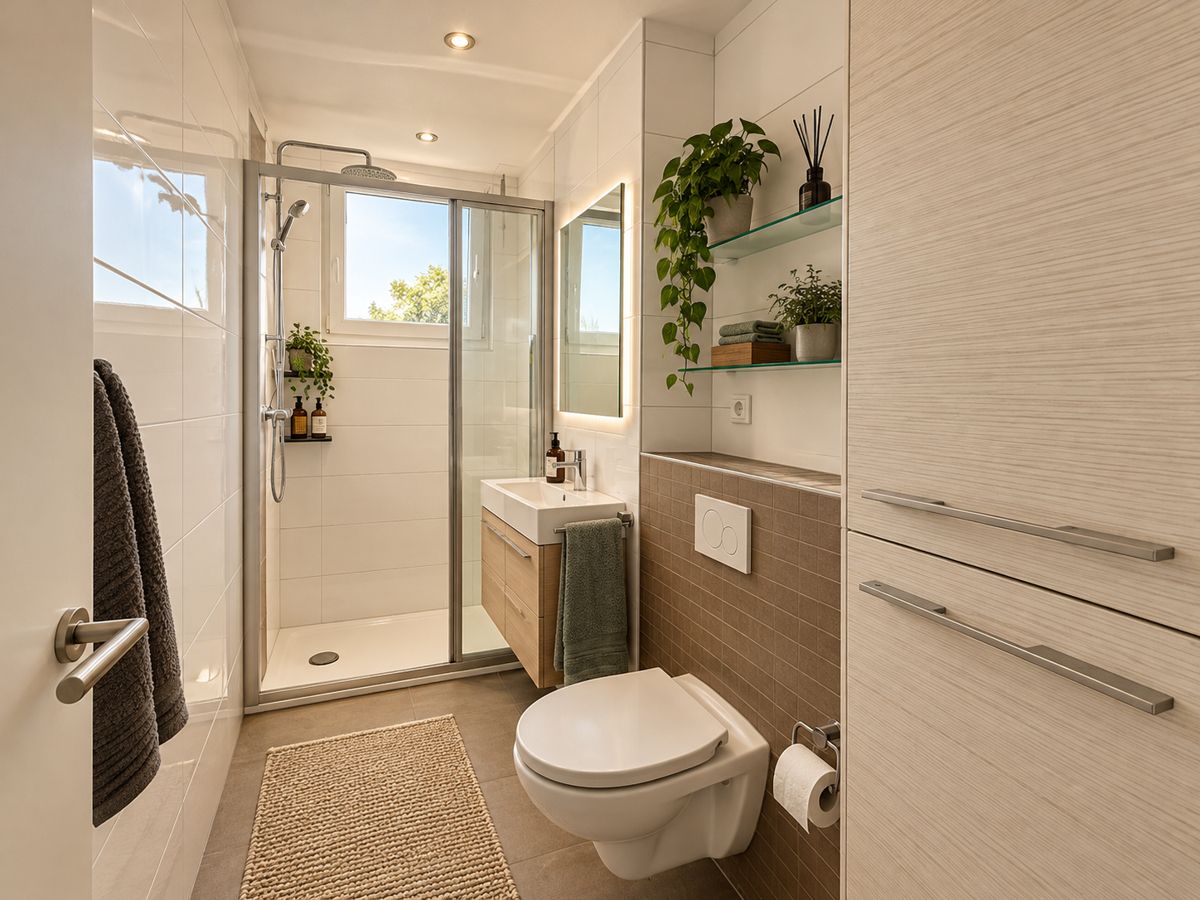 Badezimmer – virtuell eingerichtet