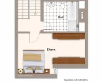 Grundriss: Ebene 4 und 5