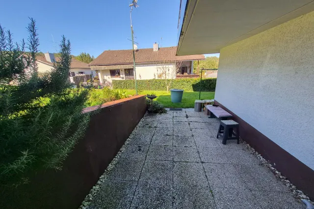 Terrasse unten